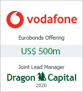 Vodafone Eurobonds Issue $500m